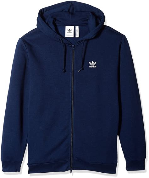 Adidas trefoil full zip hoodie